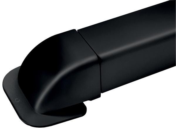 GOULOTTE AMORCE DE MUR NOIR 80MM     CLI04364 CBM LE HAILLAN