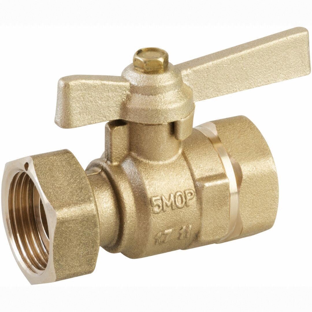 ROBINETTERIE SANITAIRE - Vanne sphere laiton 648