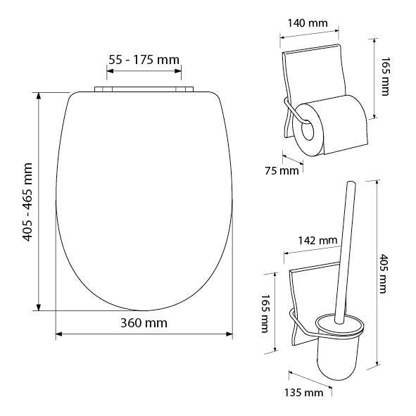 SET OLFA ABATTANT WC DESC. ASSIST.  7PA124908 OLFA  [7PA124908]