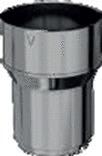 ACCESSOIRES TUBAGE FLEXIBLE - Raccord inox poêle tubage flexible