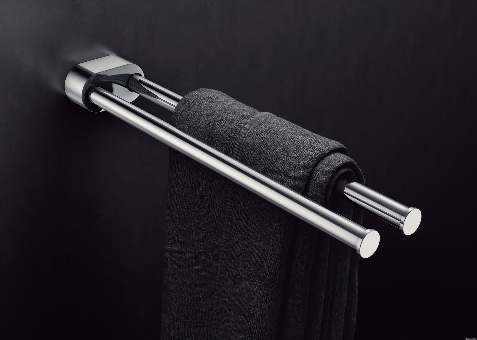 ARCHITECT S+ - Porte-serviette double, pivotant