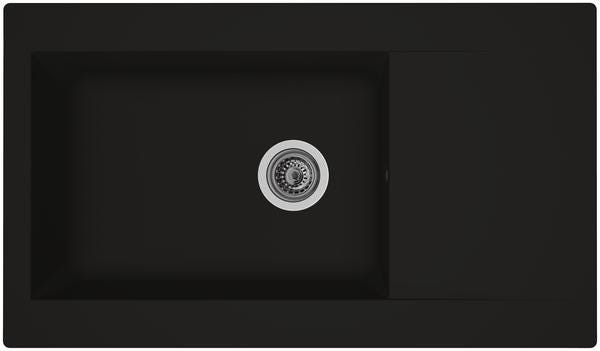 EVIER A ENC.EINNA 1C1E  86X50 NOIR ESEE086U07 MODERNA FRANCE  [ESEE086U07]