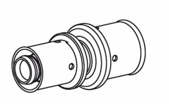 RACCORDS MULTICOUCHE  BRAVOPRESS® - Raccord droit réduit