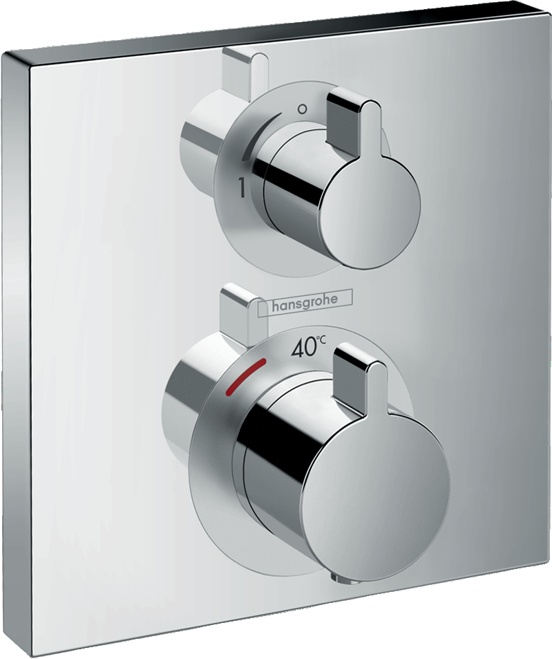 SET FINIT. MIT TH ECOSTAT SQARE ENC  15712000 HANSGROHE  [15712000] 