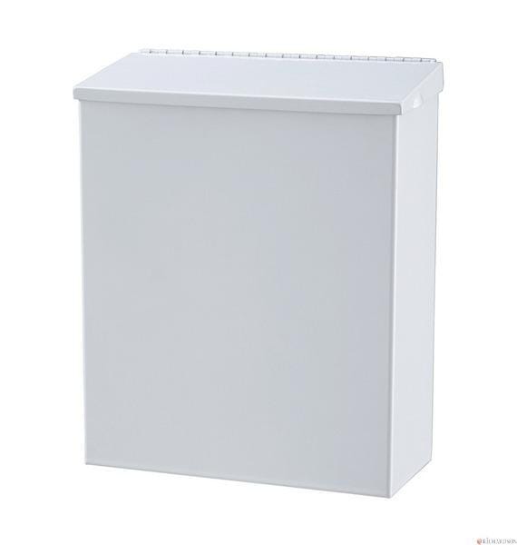POUBELLE MUR.24,2X28,5 ACIER BLC PRESTO 60628 PRESTO LES ROBINETS  [60628]