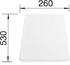 PLANCHE A DECOUP.MEDIANMETRA PLAST.BLC 217611 BLANCO  [217611]
