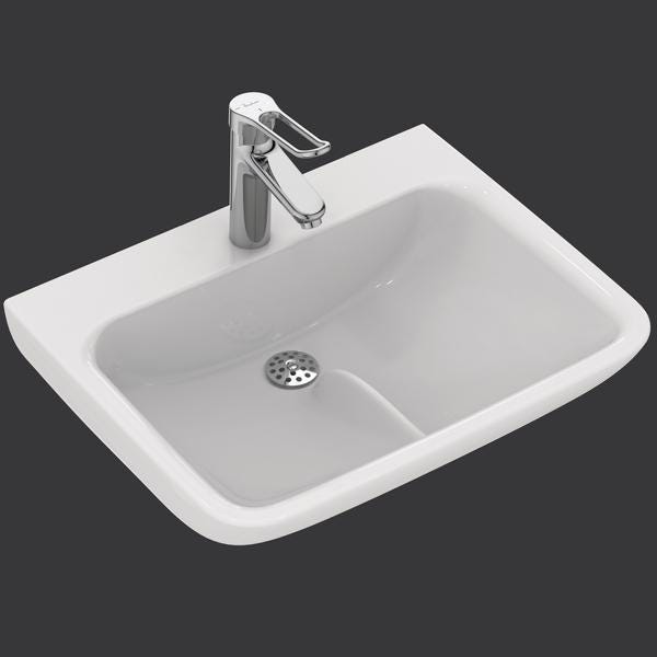 LAVABO ANTISPLASH 60X40   SS TP    IS P0087HY IDEAL STANDARD FRANCE