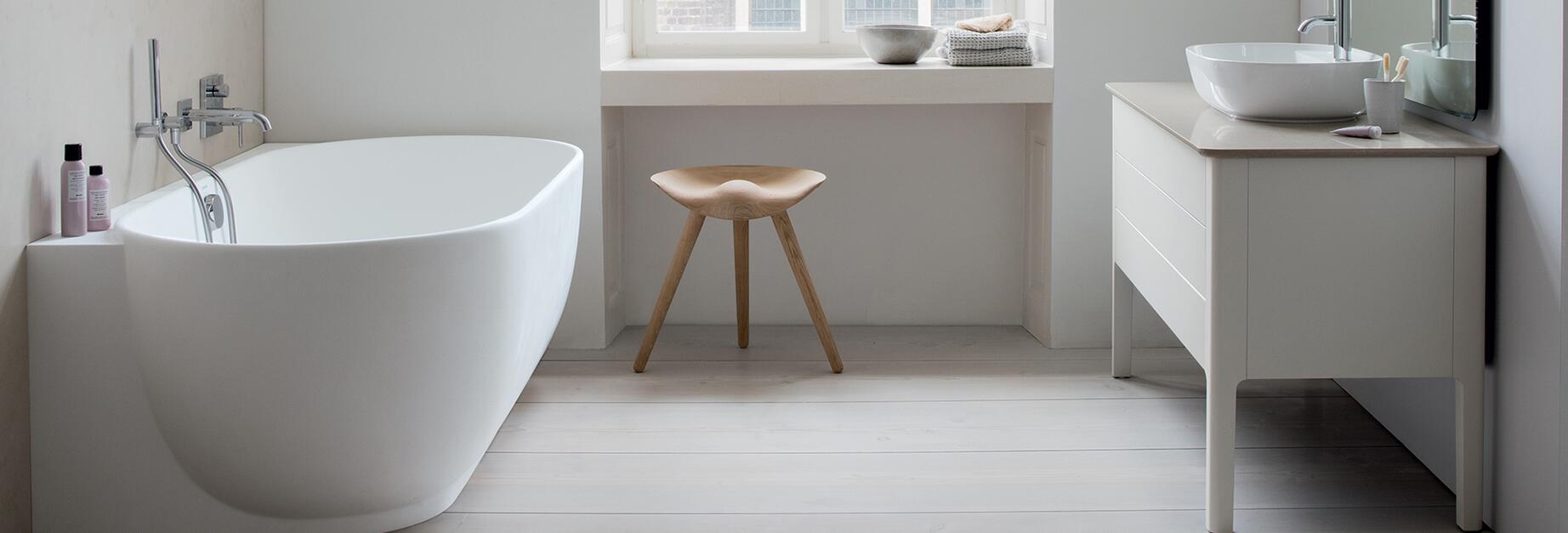 Déco salle de bains blanche
