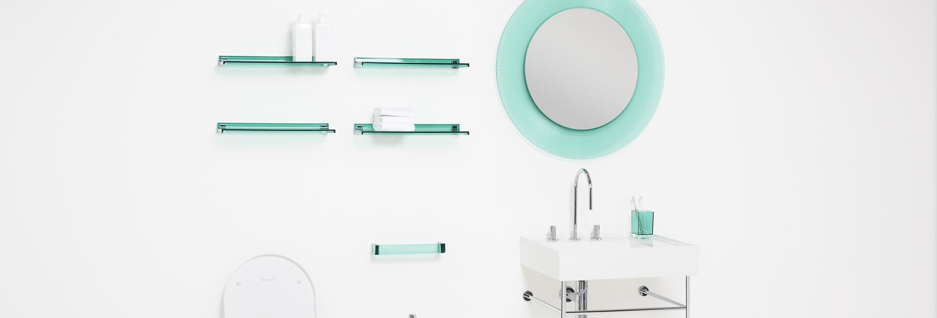 idées pour une salle de bains colorée