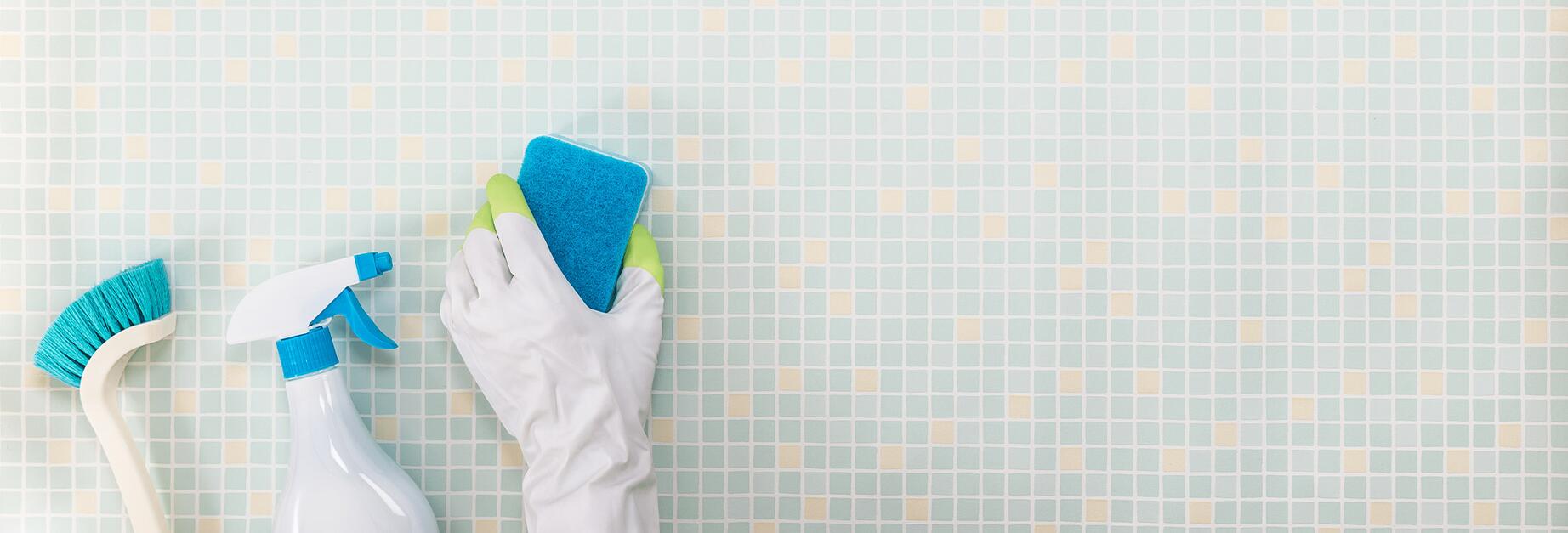 nettoyage du carrelage après des travaux