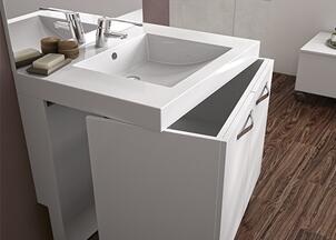 plan, lavabo et lave-mains accessibilité
