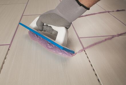 Joints de carrelage gris