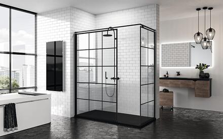 Paroi de douche verrière