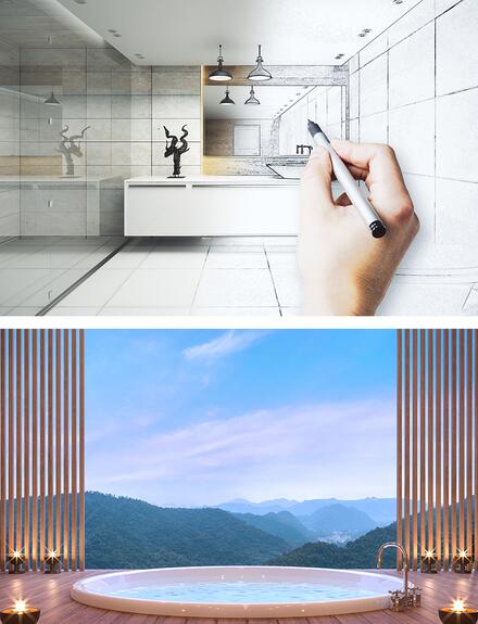 Mes salles de bains à thème
