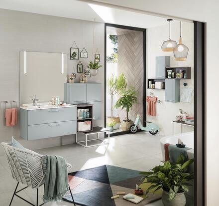 rangement meuble de salle de bain
