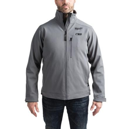 VETEMENT - Blouson chauffant gris