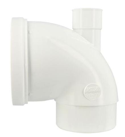 PIPE POUR WC EN PVC - Courte à coller