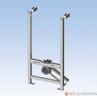 QFX - Chaise de montage pour cuvettes suspendues