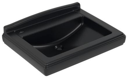 LAVABO HOMMAGE NOIR 75X58 3 TROUS 7101A1R7 VILLEROY BOCH  [7101A1R7]