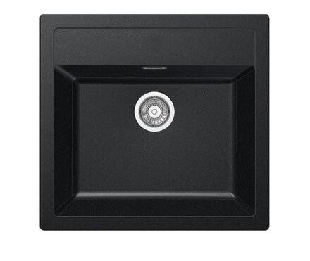 SIRIUS - Evier à encastrer avec trop-plein inox - Tectonite®
