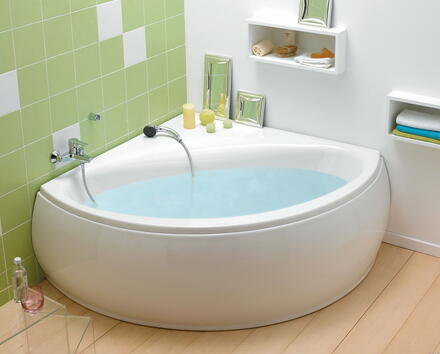 PRIMA - Baignoire d'angle en acrylique