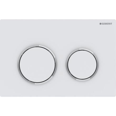 PLAQUE OMEGA 20 DBL BLC MAT/ CHR 115.085.JT.1 GEBERIT  [115.085.JT.1]