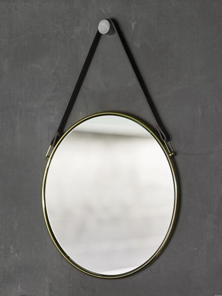THYMO - Miroir rond suspendu