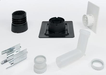 KIT CHEMINEE B33 PERPENDICULAIRE NOIR  074229 SCGA ATLANTIC APC HOME HEATING  [074229]