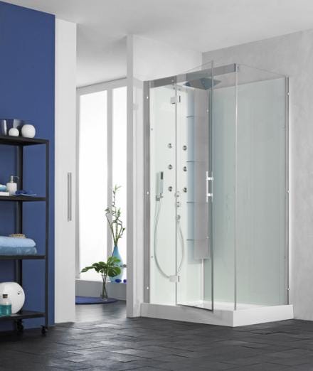 CABINE HORIZON 2 BAS 120 PIVOTANT HYDROMASSAN AQUAPRODUCTION KINEDO