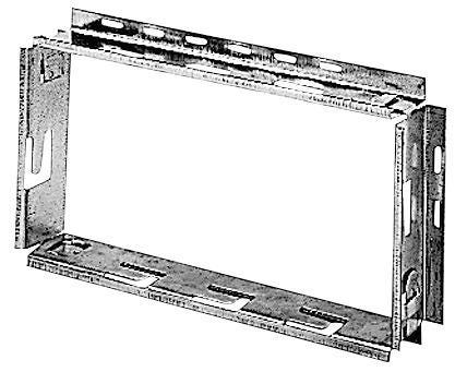 CONTRE CADRE F4 300X100              11053763 ALDES AERAULIQUE
