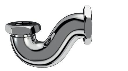 SIPHON PLAT CHROME CLEARWATER             CW3 JS AQUATOP  [CW3]