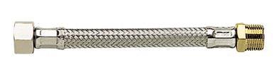 PLOMBERIE -TRESSE INOX - Tresse inox Ø 13 mm - Série Atec