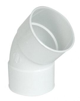 COUDE DEMI-RONDE - FF - 45°