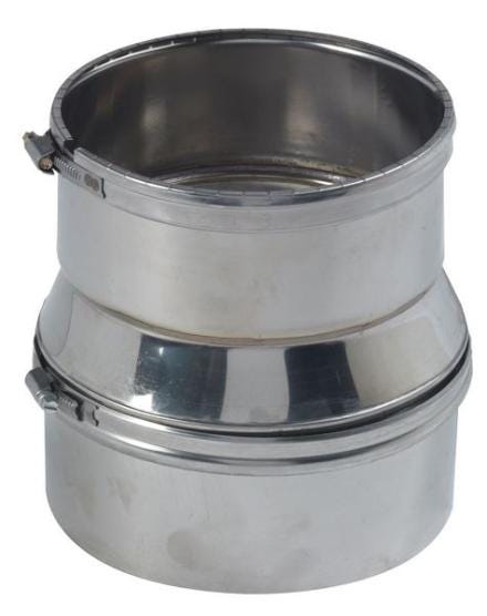 RACCORD RIG.-FLEX. INOX 200M X 155/161 122815 TOLERIE EMAILLERIE NANT-SETEN  [122815]