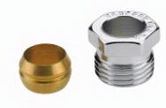 RACCORD POUR CORPS CHROMES REGLABLES RA-NCX - Raccord rapide à visser