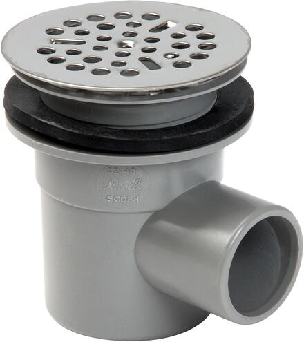 SIPHON DE DOUCHE EN PVC C - Bonde siphoïde ø 60 mm (avec grille inox)