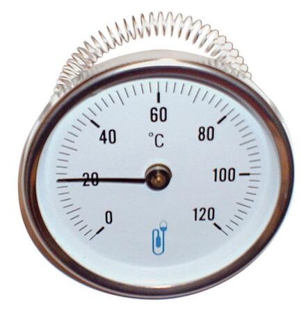 THERMOMETRE - Bimétallique à cadran - Applique