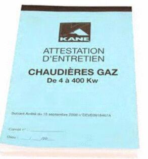 ATTESTATION D'ENTRETIEN - Chaudières bois