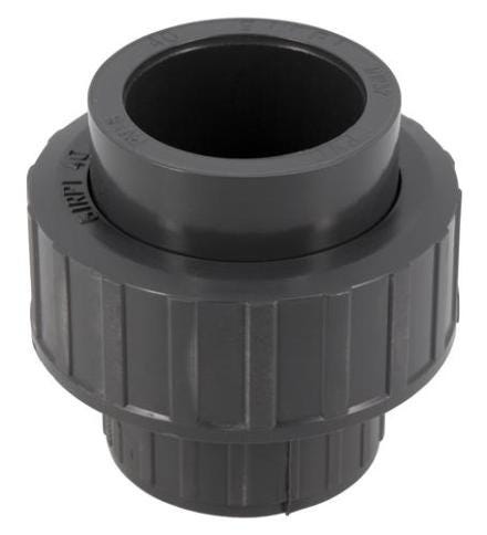 UNION 3 PIECES F-F A COL DN40 PVC-U PR B3P40N