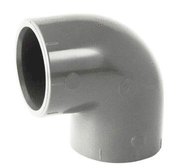 COUDE A COLLER PVC-C - FF - 90°