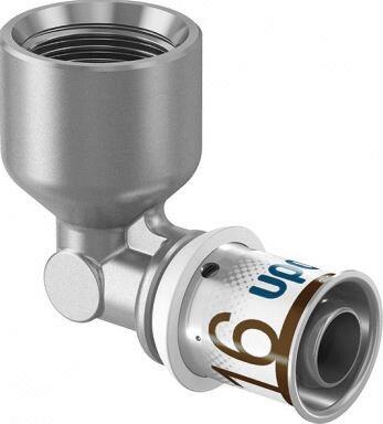 COUDE S-PRESS PLUS MULTICOUCHE - Coude 90° à sertir taraudé