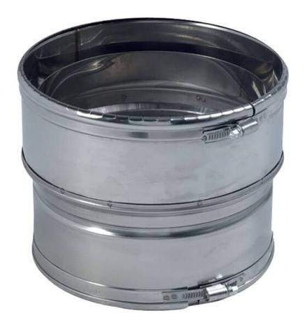 RACCORD DEPART INSERT RED.INOX180F/161 117180 TOLERIE EMAILLERIE NANT-SETEN  [117180]