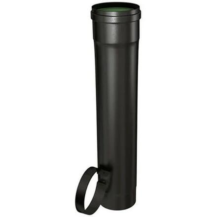 CONDUIT RIGIDE - EMAIL - SPECIAL POELE A PELLETS - Noir mat