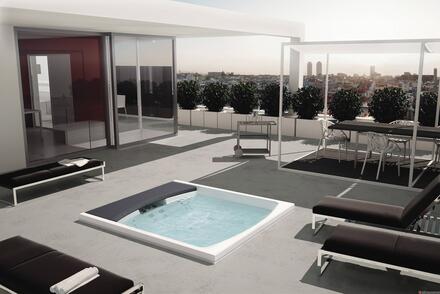 SEASIDE 641 - Hydrospa encastré 3 personnes avec réchauffeur électrique