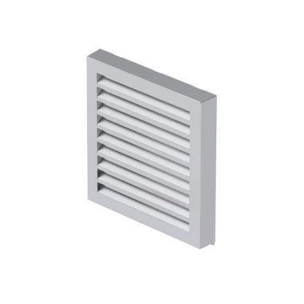 GRILLE MURALE INOX 280X280 DN160    990430584 ZEHNDER COMFOSYSTEMS