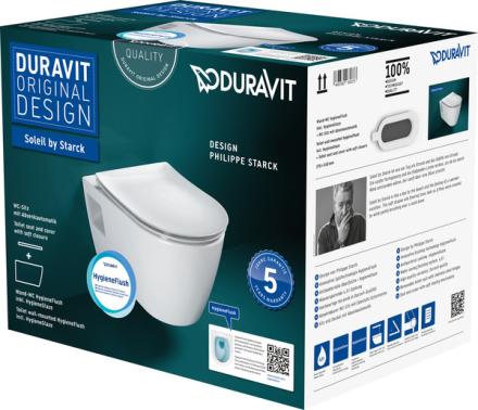 PACK WC SUSP SOLEIL BYSTARCK 37X54 45860920A1 DURAVIT  [45860920A1]