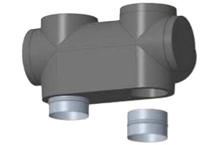 ADAPTATEUR VENTOUSE AEROMAX 5 VERT.MUR 296077