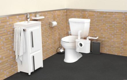 SANIBROYEUR PRO UP - Broyeur wc adaptable