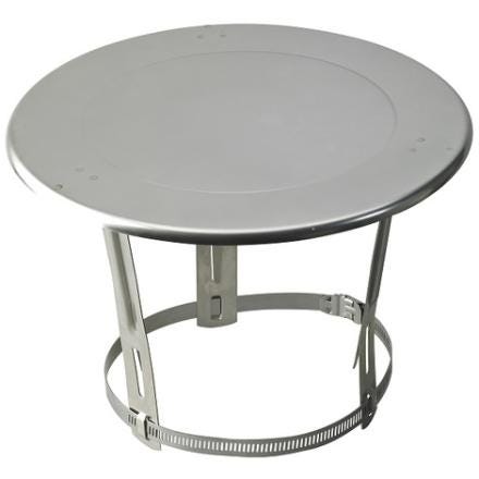 CHAPEAU PLAT INOX ND2 139/153          000012 TOLERIE EMAILLERIE NANT-SETEN  [000012]
