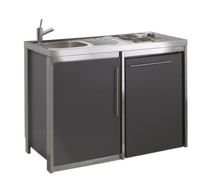 CUISINETTE METALLINE 120CM ANTHR.  KPAZ120T52 MODERNA FRANCE  [KPAZ120T52]